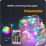 1Box=100PCS 5M & 10M USB 5V  Fairy Light Bluetooth LED String RGB Dream Color Addressable Party Christmas Lights Wedding Decoration Garland - 5M